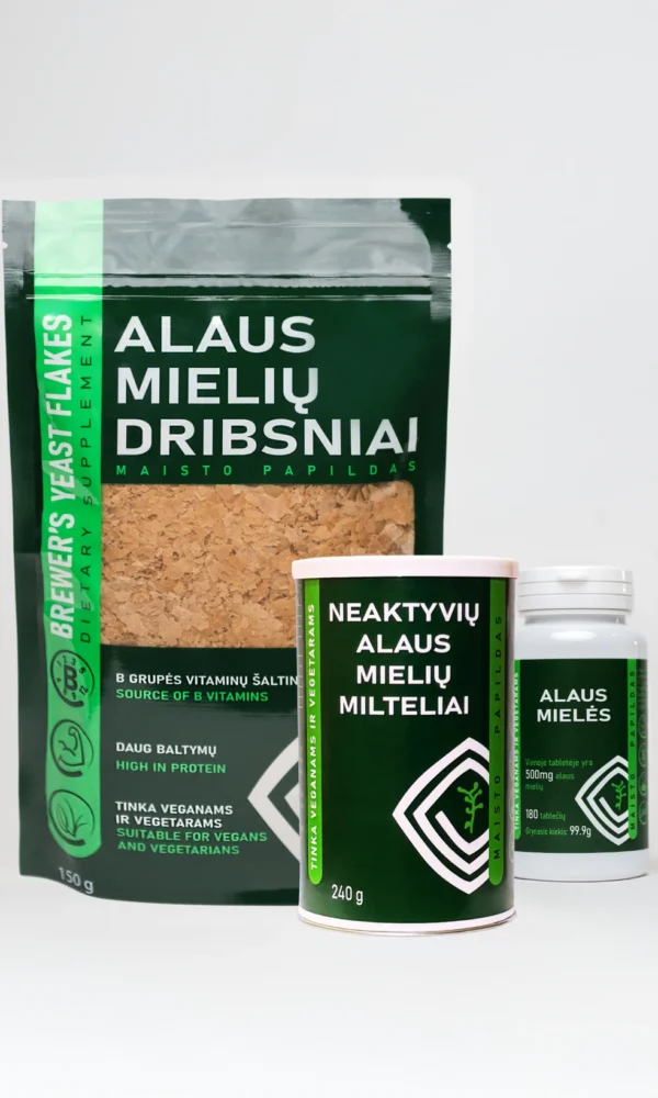 Alaus mielės - rinkinys (4) Alaus mielės - Starter Pack