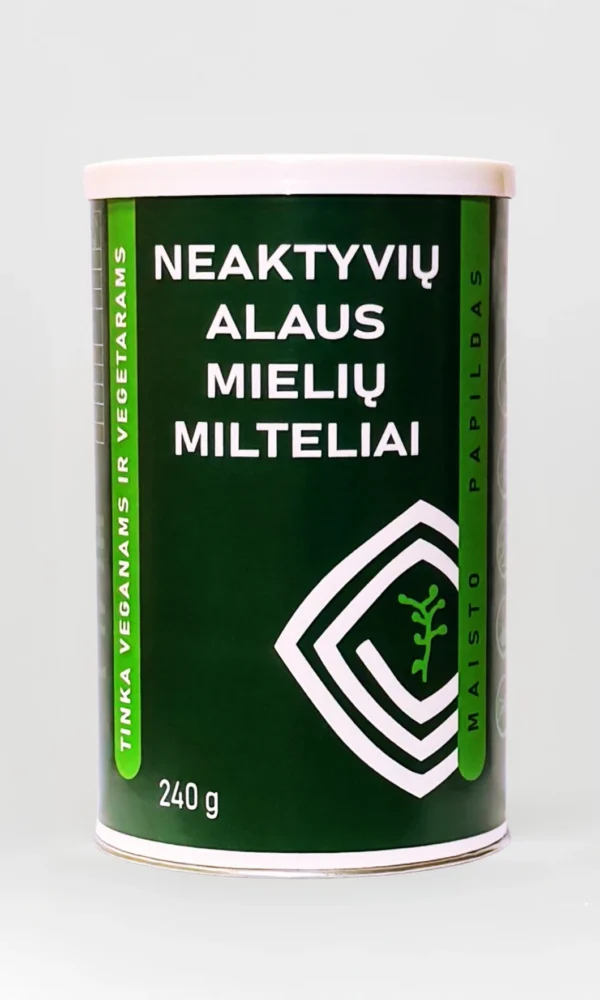 Neaktyvių alaus mielių milteliai (240 g) Neaktyvių alaus mielių milteliai (240 g)