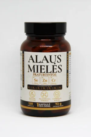 Praturtintos alaus mielės – kapsulės